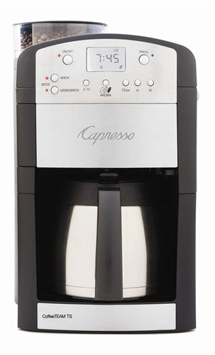 Capresso Coffee Maker with Burr Grinder - Kenya Brand Coffee