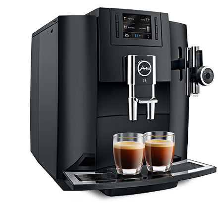 Jura E8 Espresso Machine - Fully Automatic One Touch - Kenya Brand Coffee