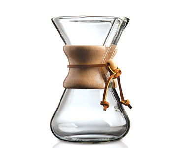 CHEMEX 5 cup Handblown Glass Coffeemaker - Kenya Brand Coffee