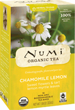 NUMI TEA Organic Cammomile Lemon - Kenya Brand Coffee