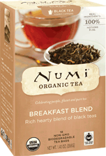 NUMI TEA Organic Breakfast Blend - Kenya Brand Coffee